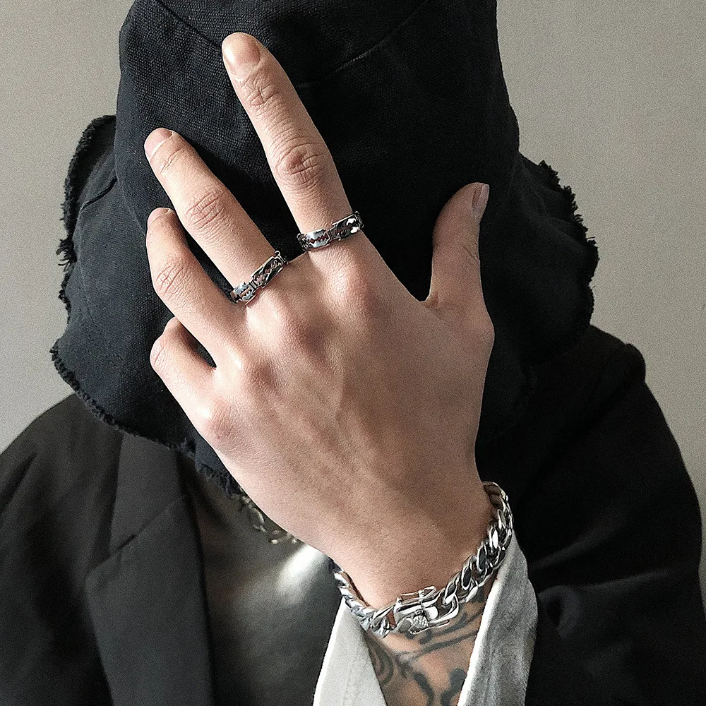 New Design The Blade Earrings for Men Women Punk Acrylic Rock A Razor Necklace Ring Fashion Jewelry Gift Souvenir | Украшения и
