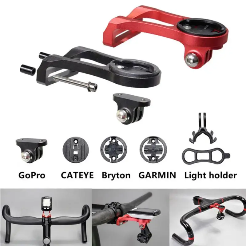  Neue Aluminium Legierung Bike Stem Erweiterung Computer Halterung Basis Verlängerung Halterung Für 