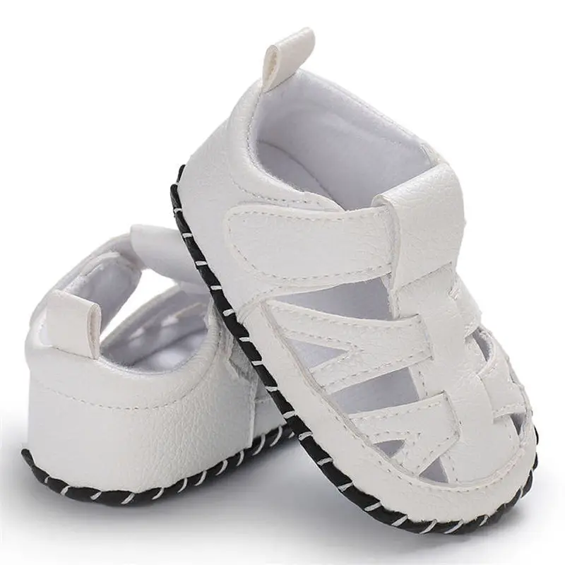 Sandalias blancas bebé, cómodos para exteriores, suela goma suave, para primeros pasos - AliExpress Madre y niños