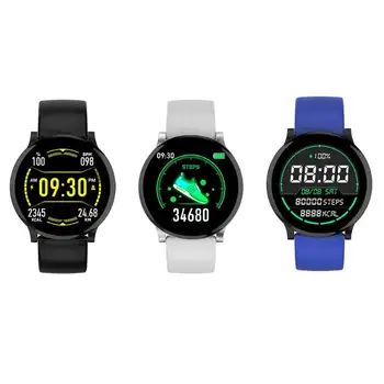 

Stylish W9 Multi-Functional Sports Bracelet Unisex Measuring Blood Pressure Passometer Bluetooth Full Touch Screen Watch