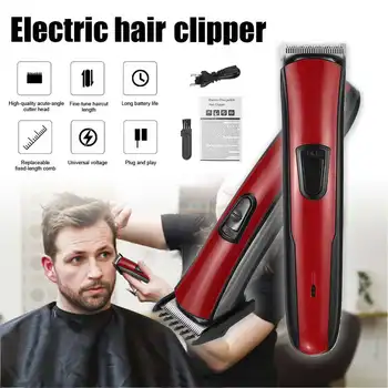 

EU Plug Portable Rechargeable Hair Clipper Electric Cordless Mini Hair Trimmer Hair Cutting Machine Beard Trimmer 220V