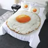 BeddingOutlet Burrito Bedding Set Plain Corn Tortilla Texture Bed Cover Food 3D Pita Lavash Comforter Cover Set Queen Bedspreads 6