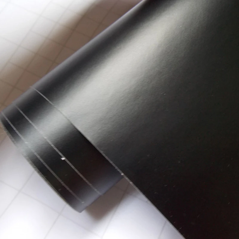 GLOSS Vinyl【Black 0.3 Meter x 1.52 Meter Air//Bubble Free 】Vehicle Wrap Sticker