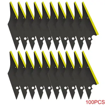 

100PCS Soft Conqueror Scraper Car Window Foil Tint Squeegee Carbon Fiber Vinyl Auto Car Wrap Tool Glass Home Cleaning Tool