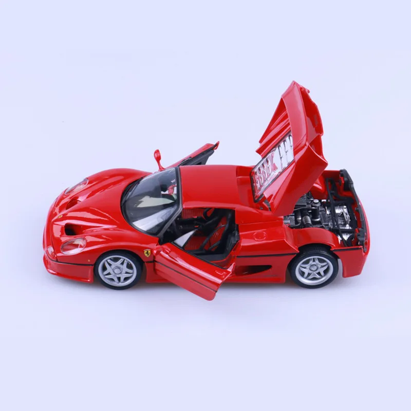

Ferrari F50 Sports Car Scale 1/18 Diecast Model Cars Static Simulation Alloy Mini Car Collection Toys Miniature Cars Metal