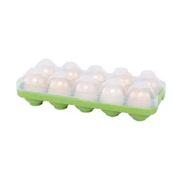 

1 pc Egg Holder Stackable Shockproof Plastic Storage Box Tray Fresh Container for Refrigerator Cupboard