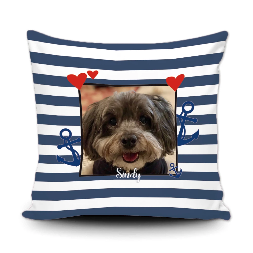 Canvas Cushion Cover Home Is Where The Dog Is Pillow Cover