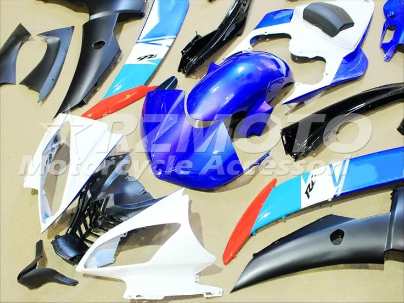 Стиль набор впрыскивателей Мотоцикл Обтекатели Fit для YAMAHA YZF-R6-600 2008- 08-16 обтекателя Кузов Набор Пользовательских крутых