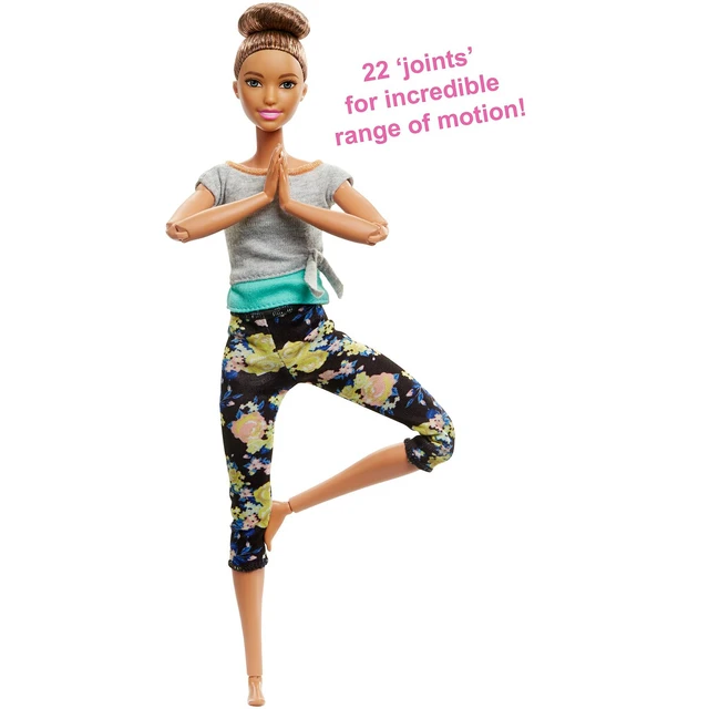 Barbie Made to Move Doll Gymnastics Yoga Dancer Dolls with 22 Flexible  Joints Sports Dolls Princess Christmas Birthday Toy FTG80 - AliExpress