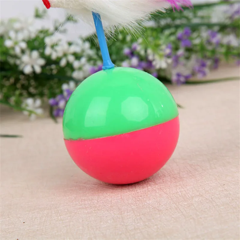 Aapet PP игрушки для кошек шарик-тизер мяч для гольфа с Fasle mouse интерактивный мячик для кошек котенок товары для кошек