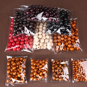 Natural Wooden Bead Set 1