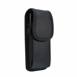 Durable Nylon Belt Clip Phone Case Waist Bag Holder for Oppo Reno10 5G (Black)