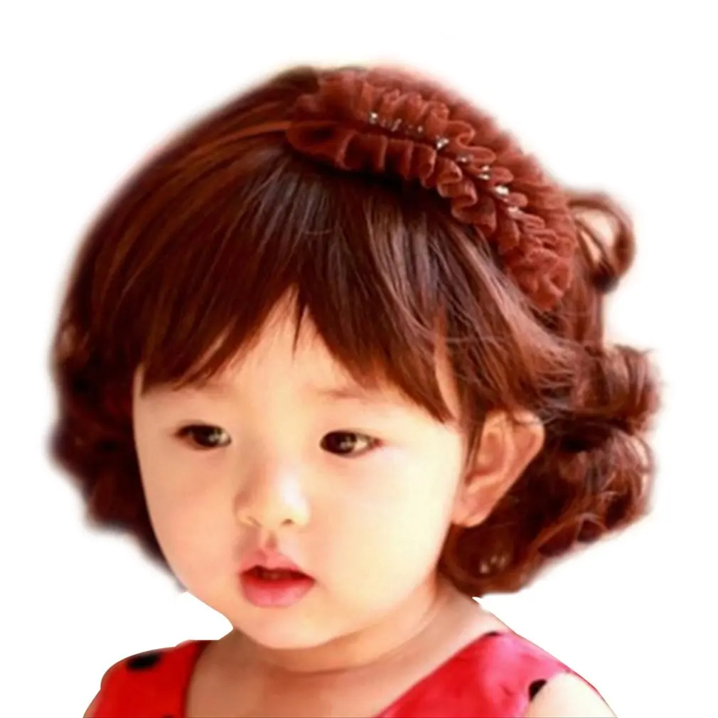 Lovely Adorable Boys Girls Hair Wig Full Head Children Wigs Cute Kids Daily Wearing Hairpiece For 5-10 Years Old multi function kids soccer adorable soccer ball wear resistant children soccer toy random style