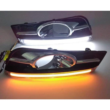 

CSCSNL 1 Set Turn Signal LED car DRL Daytime Running Lights with fog lamp hole for chevrolet cruze 2009 2010 2011 2012 2012 2014