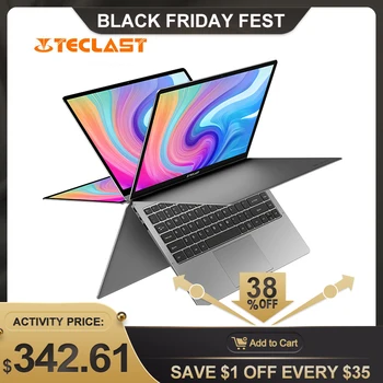 

Teclast F6 Plus Laptop 13.3 Inch 360-Degree Touchable Screen Intel N4100 1920*1080 8GB 256GB SSD Windows 10 Laptop Notebook