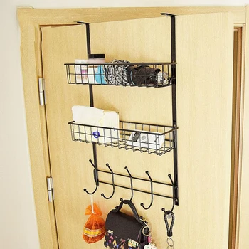 

Plastic Refrigerator Rack Side Shelfs Sidewall Holder Closet Shelf Storage Racks Layered Hanging Basket Shelf Kitchen Holder