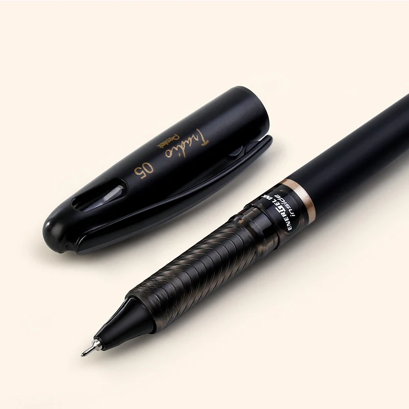 3 штуки Pentel BLN115 ручка tradio 0,5 мм модные чернила для гелевой ручки внутри Япония гладкая и быстросохнущая