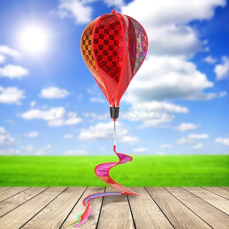 Воздушный шар мельница детские игрушки Светящиеся спиральные садовые украшения красочные на открытом воздухе Спиннер