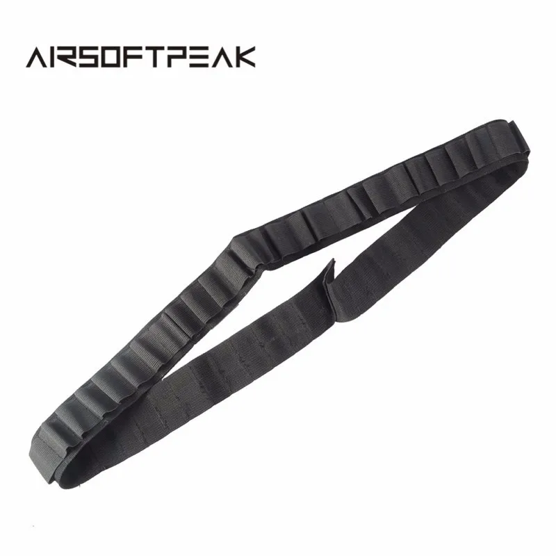 AIRSOFTPEAK открытый Охотничий Тактический 50 ружье оболочки ремень для патронташа 12 GA патронов держатель военный, для дробовика патронов ремни