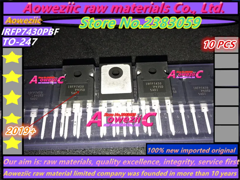 Aoweziic 2019 + 100% новые импортные оригинальные IRFP7430PBF IRFP7430 TO-247N Channel MOSFET 195A 40V