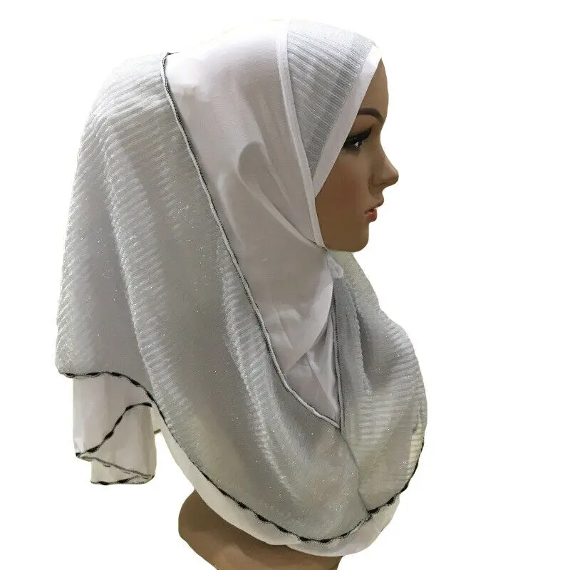 Dromiya простой женский мусульманский шарф цельный Амира хиджаб исламские хиджабы головной платок Niqab мягкий платок арабский химар