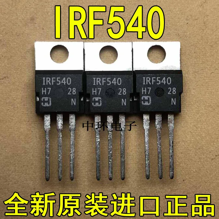 

10pcs/lot IRF540 TO-220 FET 28A 100V