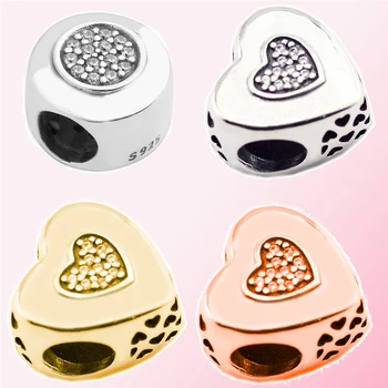 

2019 100% 925 Sterling Silver Exquisite Animal Charm Beaded Ladies Charm Fashion DIY Jewelry Free Shipping