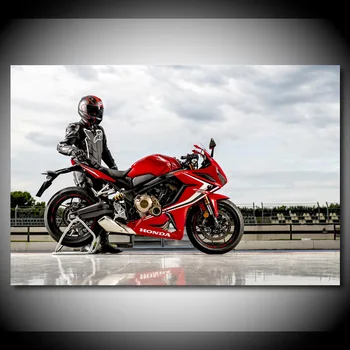 

Canvas Painting HONDA CBR650R Sport Motorcycle Red vehicles Wall Picture Modern Art Posters and Prints for Living Room Decor