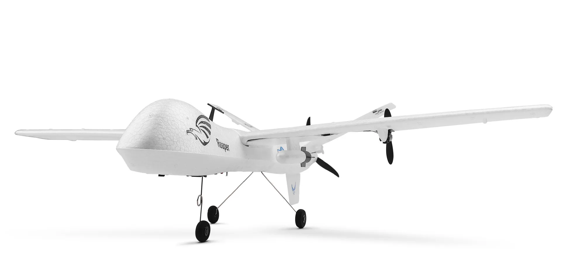 Weili XK A110-Predator MQ-9 трехканальный фиксированный пульт дистанционного управления планер DIY Сборная модель самолета игрушка
