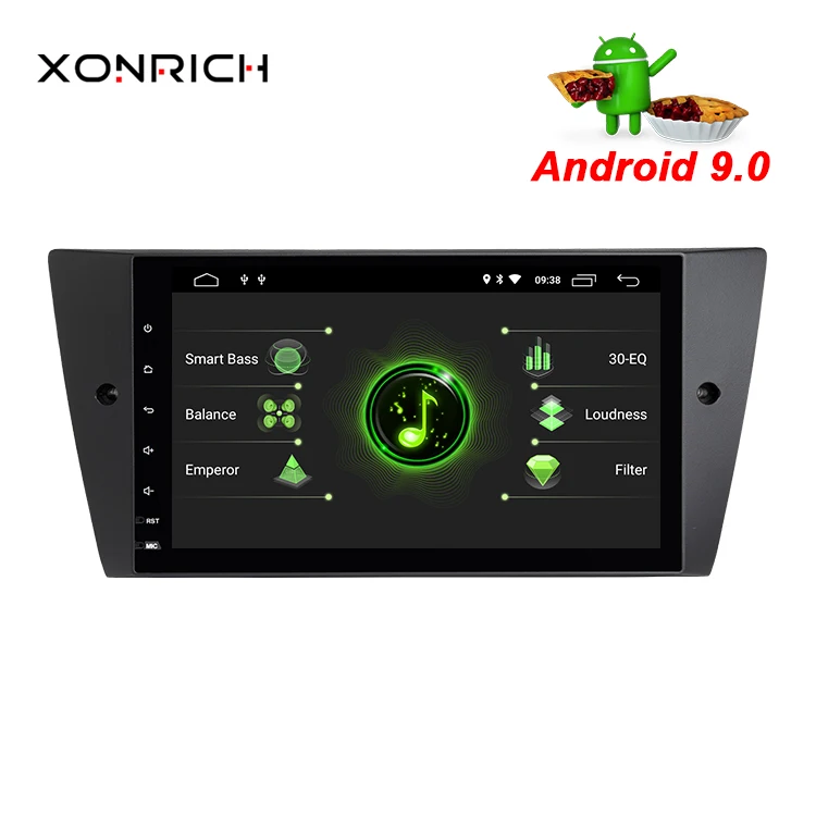 Perfect Xonrich Android 9.0 System Car Radio GPS Navigation Stereo For BMW E90 Sedan 2005-2012 E91 E92 E93 2G+32G Autoradio DVR OBD2 DSP 1