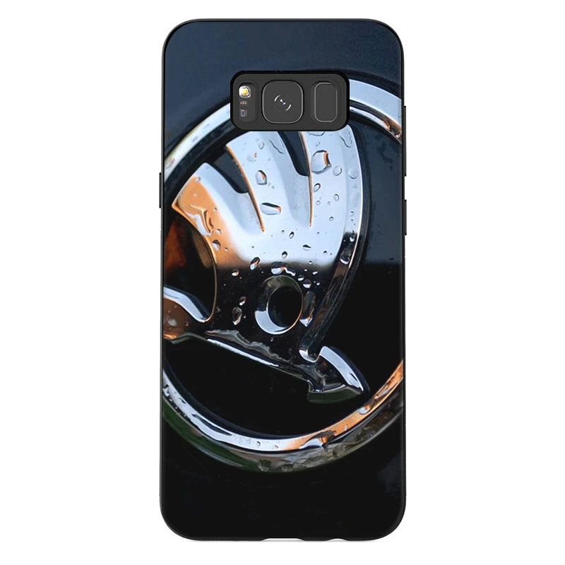 Мобильный чехол для телефона для samsung A10s A20s A30s A40s A50s A3 A5 A6 A7 A8 A9 A10 A30 A40 A50 A70 J6 плюс полное покрытие для автомобиля Skoda логотип
