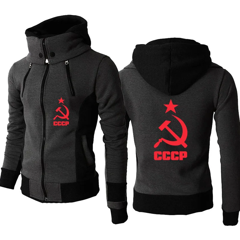 Новинка осенне-зимнее Мужское пальто с капюшоном тонкая куртка на молнии