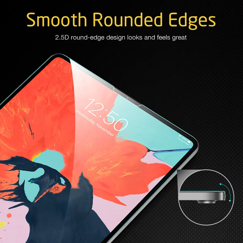 Защитный экран ESR для iPad Pro 12 9 дюйма 2018 аппликатор закаленное стекло пленка новый