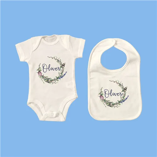 personalised baby jumpsuit