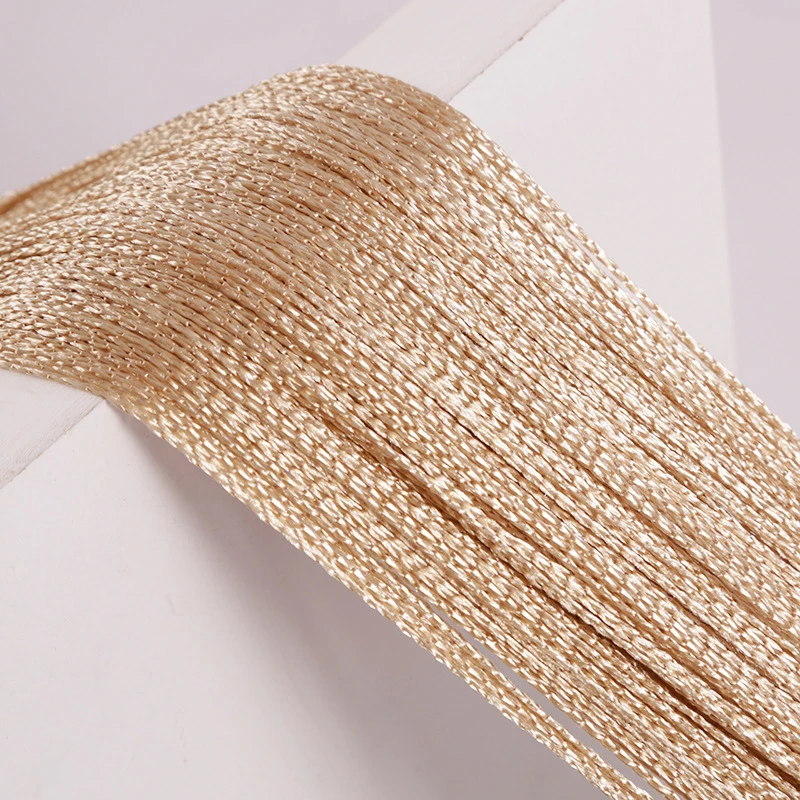 100CM X 200CM Solid Color Curtains Thread Line Curtains For Living Room Door Wall Window Panel Tassel Curtain Home Decoration