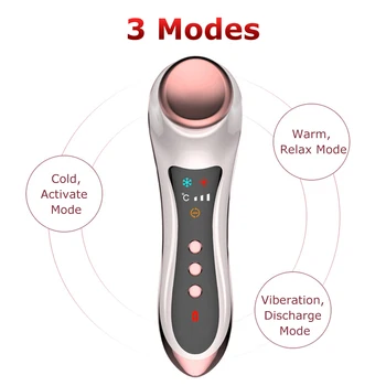 

Ionic Eye Energizer with Hot and Cold Therapy Activated Vibration Eye Massager Machine Eliminate Wrinkles Combat Eye Bags
