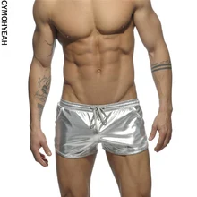 GYMOHYEAH, одноцветные Брендовые мужские шорты для бодибилдинга, быстросохнущие спортивные штаны для бега, летние мужские спортивные шорты для фитнеса, пляжа