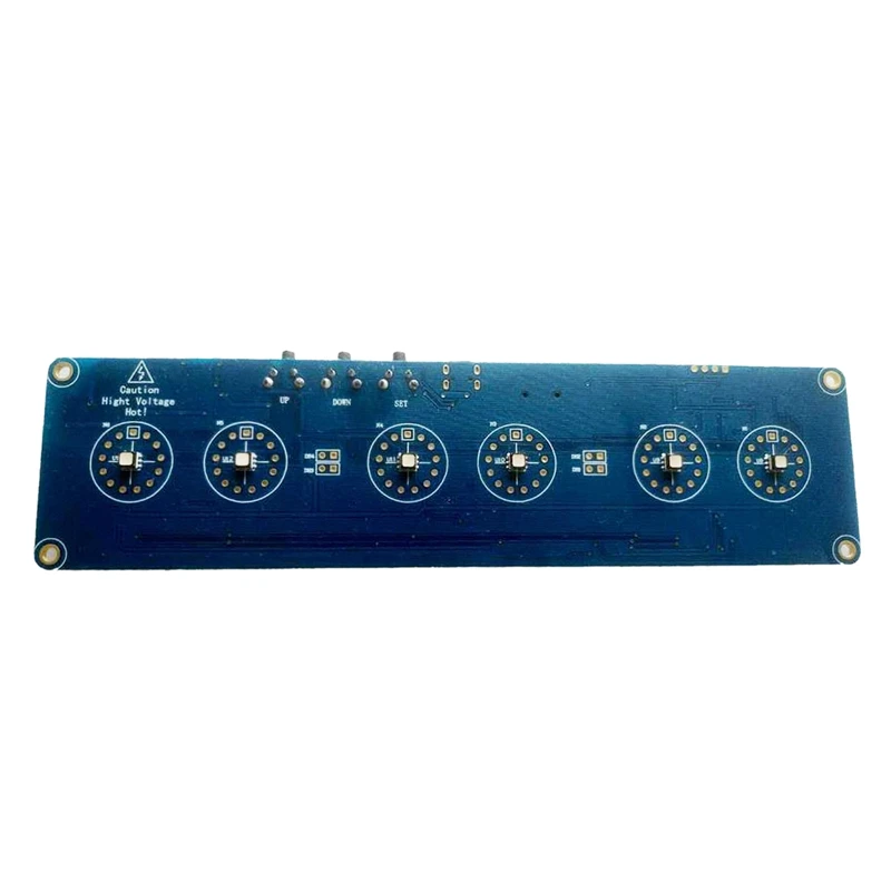 5V 1A электронный DIY Kit In14 Nixie трубка цифровой светодиодный Подарочная плата с часами комплект PCBA, без трубок