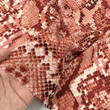 

150cm * 100cm Woven Fabric New Snakeskin Print Printed Fabric Spring and Summer Women 's Fabric South Korean Silk Printing