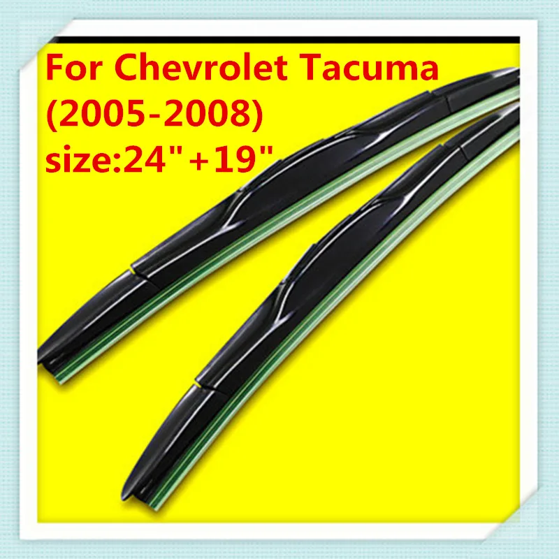 Щетка стеклоочистителя для Chevrolet Tacuma(2005-2008), размер: 2"+ 19" - Цвет: Черный