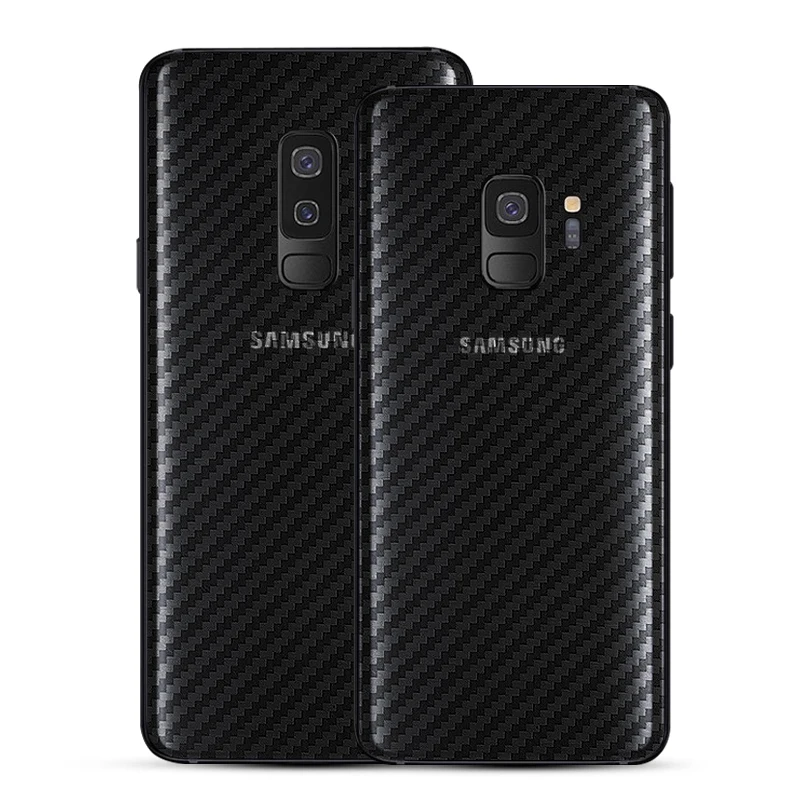 Для samsung Galaxy Note 10 плюс 9 8 S10 S9 S8 плюс S10E A50 A70 Note9 Note10 5 г углеродного волокна задняя наклейка с защитой экрана фильма