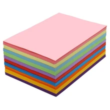 А4 цветная копировальная бумага, белая двухсторонняя цветная ручная Складная поделка для рукоделия, бумага для печати оригами, файл для документов