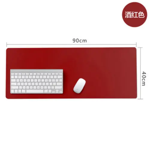 Claret Коврики из искусственной кожи для клавиатуры ноутбука, игровой коврик для мыши Alienware 11 13 14 15 17 18 ALW13R3 AW15R4 AW17R5(Размер: XL 900*450 мм - Цвет: Claret