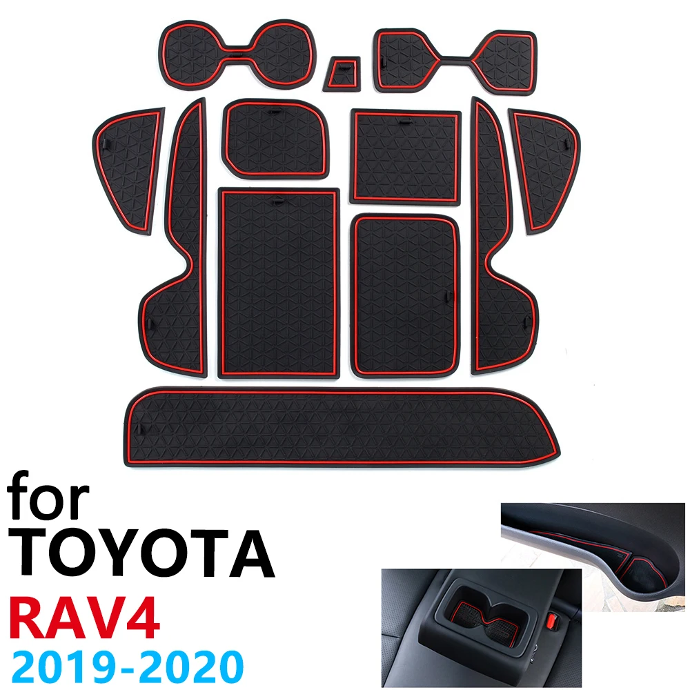 Противоскользящий резиновый коврик для Toyota RAV4 XA50 RAV 4 50 MK5 2019 2020 аксессуары