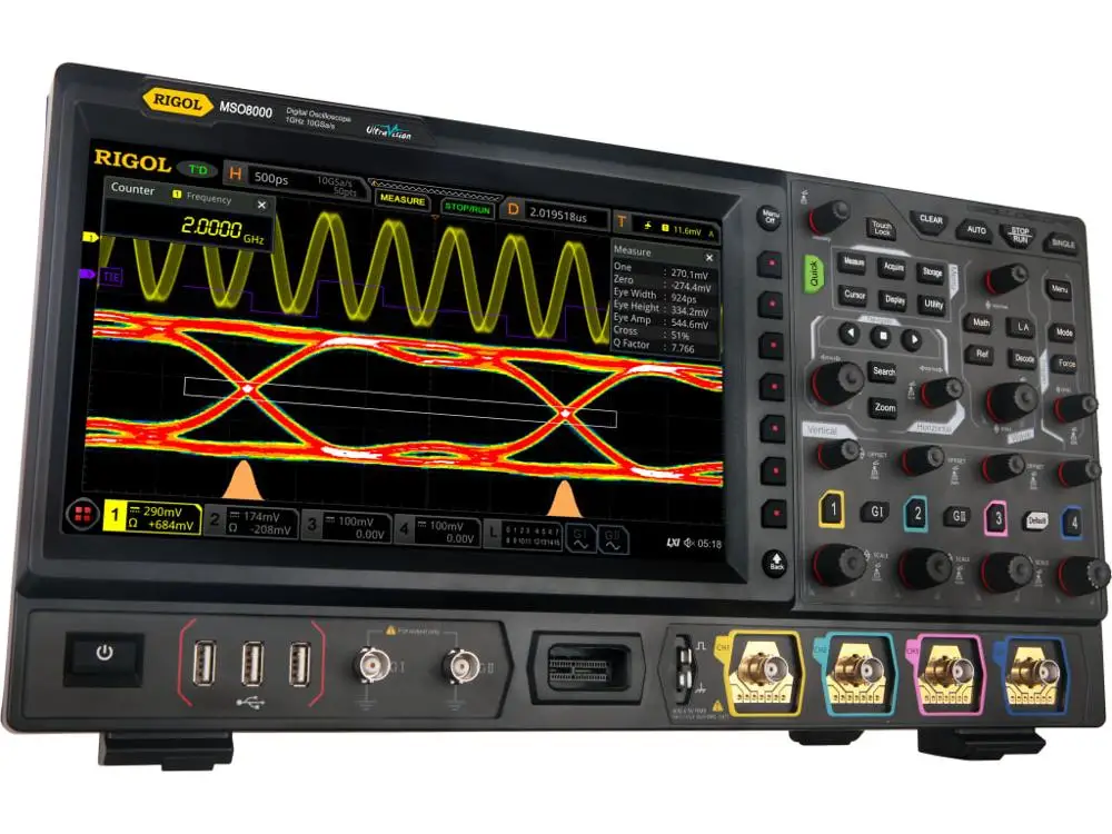 Цифровой осциллограф Rigol MSO8104-4 канала/1 ГГц