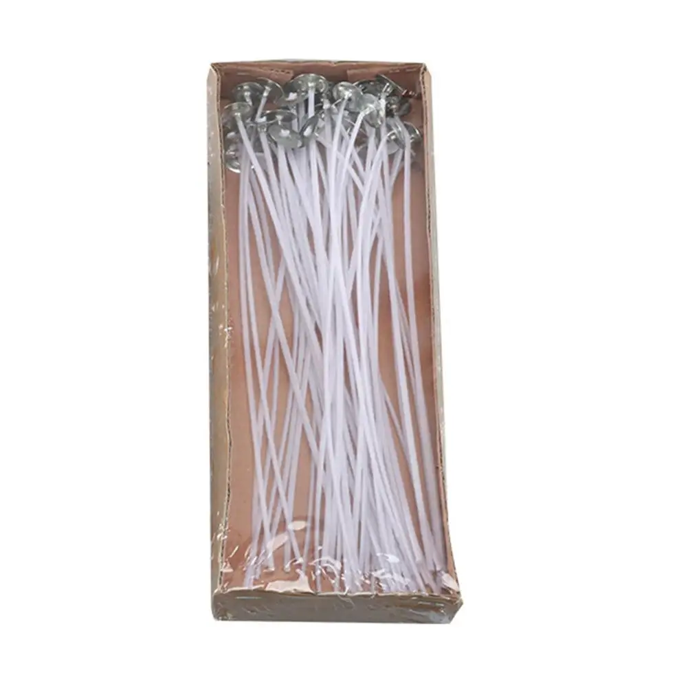 

50Pcs/set Candle Wicks With Wick Centering Device For DIY Candle Making Handmade Candle Props