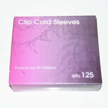 

125pcs Tattoo Clip Cord Sleeves Bag Disposable Blue Clip Cord Cover Bags Clean Barrier Supply For Tattoo Clip Cord Free Shipping