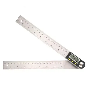 

2-in-1 Angle Finder Protractor Digital Goniometer 200 Mm Stainless Steel Ruler 1*Digital Protractor (not Including Battery)