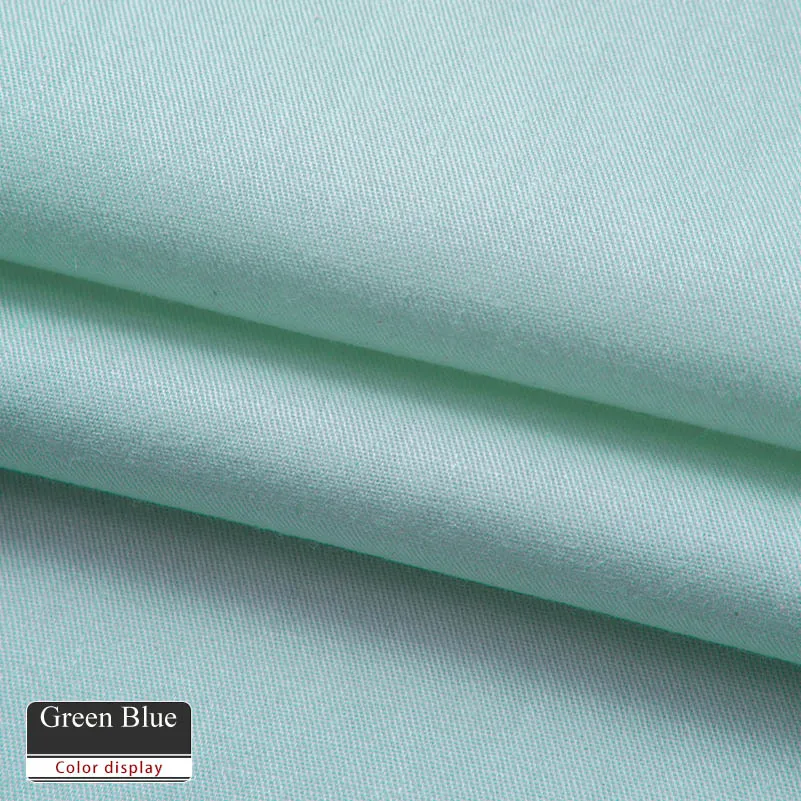 Solid Color Cotton Twill Upholstery Fabric For Sewing Shirts Bed Sheet Home Textile