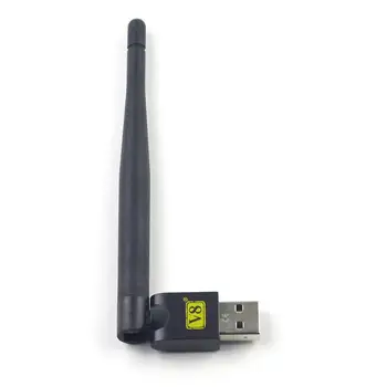 

USB WiFi TV Set Top Box Antenna for Freesat V7 V8 Series Digital Satellite Wireless for computer laptop